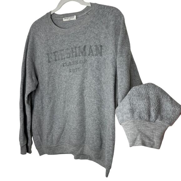 Project Social T Freshman Class of '71 Soft Gray Long Sleeve Sweater Jumper Med - Picture 1 of 11